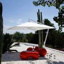 Check spelling or type a new query. Parasol Haut De Gamme Amalfi Mat Deporte Et Pied Inclus Par Caravita
