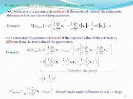 Maximum Likelihood Vs Expectation Math Math Equations Method