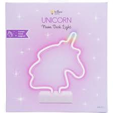 Neon Unicorn Led Desk Light Five Below Let Go Have Fun