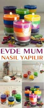 Mum #hediye#kendinyap eski mumları atmayın yarım kalmış mumlar kokulu kokusuz mumları tekrar yeni bir mum yapmanın ne. Mum Yapimi Icin 18 Fikir Mumlar Mum Yapimi Kavanoz Mumluk
