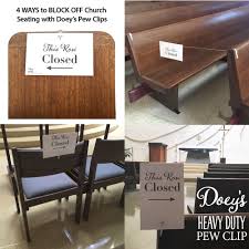 Doey S Heavy Duty Pew Clips Attach Elegant Wedding Aisle Etsy Church Decor Aisle Decor Decor