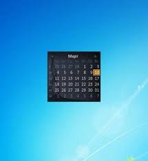 Windows Live Calendar Gadget Beta Windows 7 Desktop Gadget Desktop Gadgets Calendar Desktop
