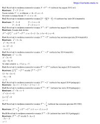Valoarea minima sau maxima a functiei este. Ecuatii Exponentiale Rezolvate Metode De Rezolvare Fisa De Lucru