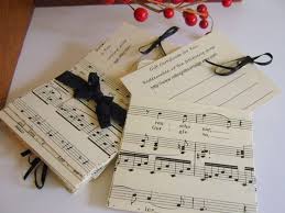 If you can't be there in person to sing happy birthday, do the next best thing: Diy Greeting Card Ideas Paper Art Crafts With Music Sheets
