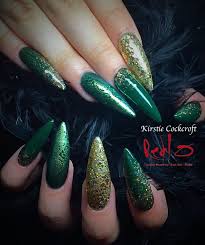 Green Nails Gold Nails Green Gelish Gel Nails Gold Nails Green Nails Gel Nails