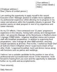 Job application cover letter tips. Best Executive Chef Cover Letter October 2021