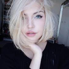 Going Really Light Can Make You Look Almost Ethereal Hair Pale Skin Short Blonde Hair Short Hair Styles