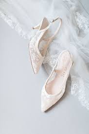 Low Heel Bridal Slingback Pointed Toe Pump Chloe Wedding Shoes In 2020 Wedding Shoes Pointed Toe Pumps Low Heels