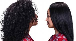 Turns out, curliness is the direct result of the keratin's symmetry (or lack thereof). Nexxus Research On The Role Of Protein In Very Curly Vs Very Straight Hair Happi