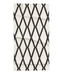 Black And White Diamond Area Rug Black And White Diamond Print Rug Cotton Rug Cotton Area Rug Washable Area Rugs