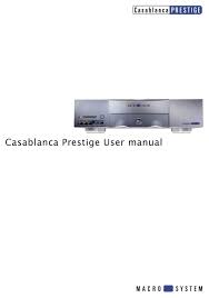 Casablanca fans that come with a remote control do not require this receiver. Casablanca Prestige User Manual Pdf Download Manualslib