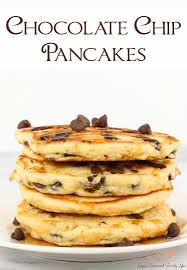 Chocolate Chip Pancakes Are A Delicious Breakfast That The Whole Family Will Enjoy These K Chocolate Chip Pancakes Recipe Yummy Breakfast Yummy Pancake Recipe