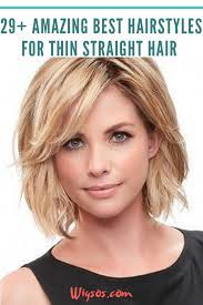 29 Amazing Best Hairstyles For Thin Straight Hair Thin Straight Hair Straight Hairstyles Cool Hairstyles