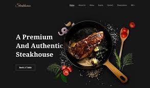 20 beautiful restaurant & food websites