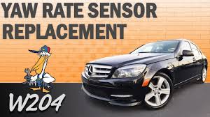 Mercedes Benz W204 C Class Parking Brake Adjustment 2008 2014 Youtube