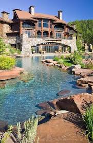 Mansion In The Woods Dream Pools Mansions Dream House