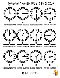 Check spelling or type a new query. Super Tell Time Quarter Hour 5 Free How To Read 15 Minutes Clocks