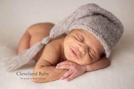 Knit Boys Photo Sleep Hat Newborn Prop Sleep Cap Baby Boy Photos Newborn Boy Hats Newborn