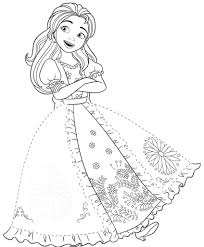 Princess elena coloring pages to print. Elena Of Avalor Coloring Pages Free Coloring Pages For Kids