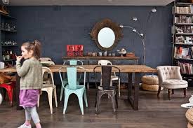 Chez Clementine Di Vittorio 22 Rue De La Folie Mericourt 75011 Paris Rustic Dining Room Table Eclectic Loft Rustic Dining Room