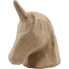 Nieuwe kansen, nieuwe mogelijkheden, nieuwe ideeën. Eenhoorn Unicorn Van Papier Mache Hobby Gigant