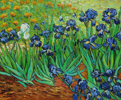 The Famous Painting Of Iris Flowers By Vincent Van Gogh Van Gogh Irises Vincent Van Gogh Paintings Van Gogh Art
