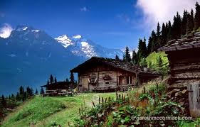 Mountain Cabin Stubaier Alpen Tyrol Austria Tirol Oostenrijk Vakantie
