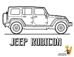 Jeep coloring page from jeep category. American Pickup Truck Coloring Sheet Free Truck Yescoloring 4x4 Lorry Jeep Drawing Truck Coloring Pages Cars Coloring Pages