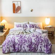This soft and inviting, quilted 100% cotton bedding collection adds a charming touch to any find oversize full comforter sets on sale to buy comforter online for cozy soft comforter sets. Bedding Sets Wazir Plants Cotton Lavender Pattern Duvet Cover Pillowcase Bed Set King Queen Double Full Twin Single Linens From Pureairr 53 77 Dhgate Com