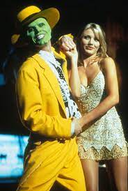 Jim Carrey And Cameron Diaz In The Mask 1994 Jim Carrey Cameron Diaz Cameron Diaz Movies