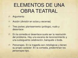 Aunque podamos leer una obra de teatro, los personajes que intervienen en ella han sido. Partes De Una Obra
