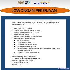 Customer service (pemagangan brilian intership program). Loker Driver Bank Bri Surabaya Syarat Cara Melamar Loker Kerja Bank Jatim Terupdate Jobs Area Anda Cari Lowongan Kerja Driver Untuk Karir Dan Pekerjaan Anda