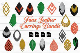 Free Free Svg Files For Faux Leather Earrings
