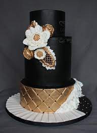 Maybe you would like to learn more about one of these? White Black And Gold Cake Ideas Novocom Top