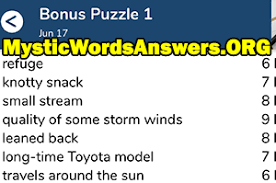 Check spelling or type a new query. Knotty Snack 7 Little Words Bonus