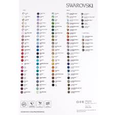 Swarovski Color Chart Xirius 1088 Round Stone Color Chart