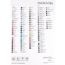 swarovski color chart xirius 1088 round stone color chart