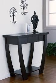 Furniture Of America Hymen Curved Leg Entryway Table Black Black Entryway Table Furniture Of America Modern Console Tables