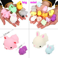 We got a squishy package from smooshy mushy! Squishies Squishy Toy Party Favors For Kids Mochi Squishy Toy Moji Kids Party Favors 24pcs Bulk Mini Kawaii Squishies Mochi Animals Stress Reliever Anxiety Toys Squishy Cat Squishys With Storage Box Miniatures