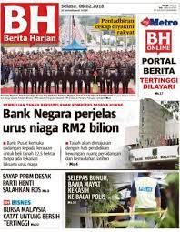 More than 30 000 products on sale, shop now. Get Your Digital Copy Of Berita Harian Malaysia 6 February 2018 Issue