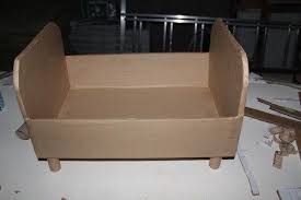 Tutoriel Lit De Poupees En Cartons Lit Poupee Meubles De Poupee Carton