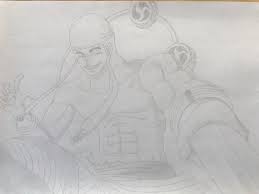 After having been defeated by monkey d. Enel Drawing Onepiece