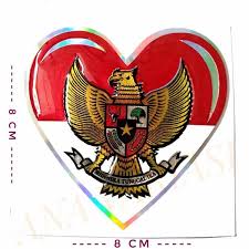 Ini kepalanya ke samping karena sudah gua tabokin. Jual New Stock Sticker Motor Timbul Emblem Merah Putih Garuda Indonesia Di Lapak Koca Koca Bukalapak