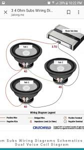 Parallel wiring will present the amp with a 1 ohm load. Does This Look Right Polk Audio Forum