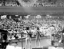 On August 14, 1970, Elvis Presley played two sold-out shows—an 8:15 PM  dinner show and a midnight performance—at the International Hotel in Las  Vegas during his third Vegas engagement. MGM film crews