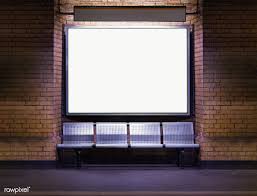 Download Premium Png Of Blank Billboard Mockup In Subway Transparent Png Billboard Mockup Billboard Sign Mockup