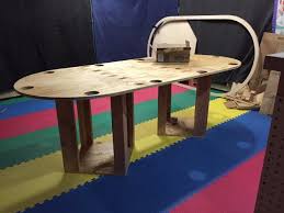 Poker Table Photos Dave S Lighted Racetrack Table With Lighted Legs Poker Table Poker Table Diy Poker Table Plans