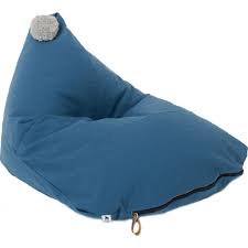 Spot clean with damp cloth. Wild Design Lab Elliot Bean Bag Chair Cover Navy Blue Sportique