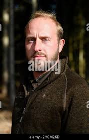 13 October 2021, Czech Republic, ·eská Kubice: Forester Martin Semecký  stands near where Julia was found in the forest. An 8-year-old girl from  Berlin was found