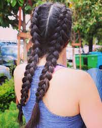 20 Yoga Hairstyles For Beautiful And Peaceful Practice Hair Styles Boxer Braids Hairstyles Braided Hairstyles
